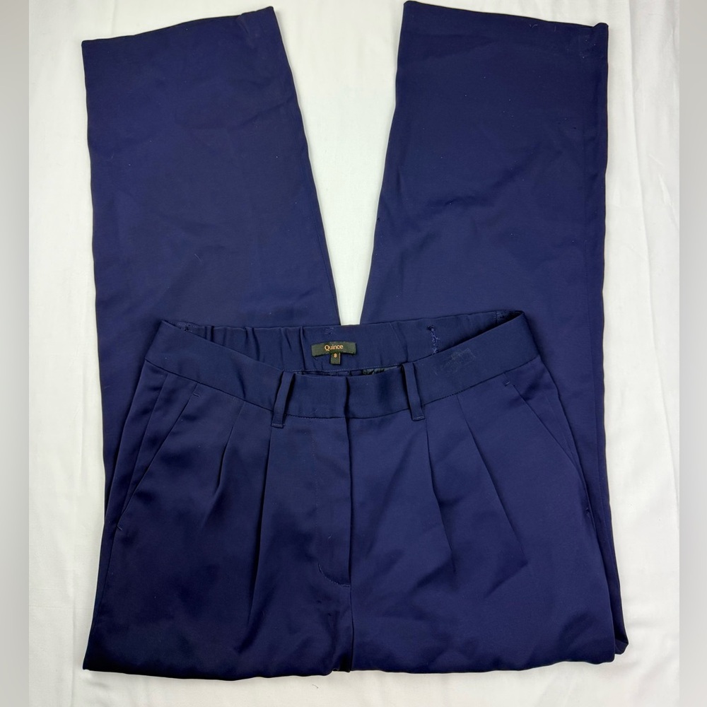 Quince women’s Classic Navy Pants size 8